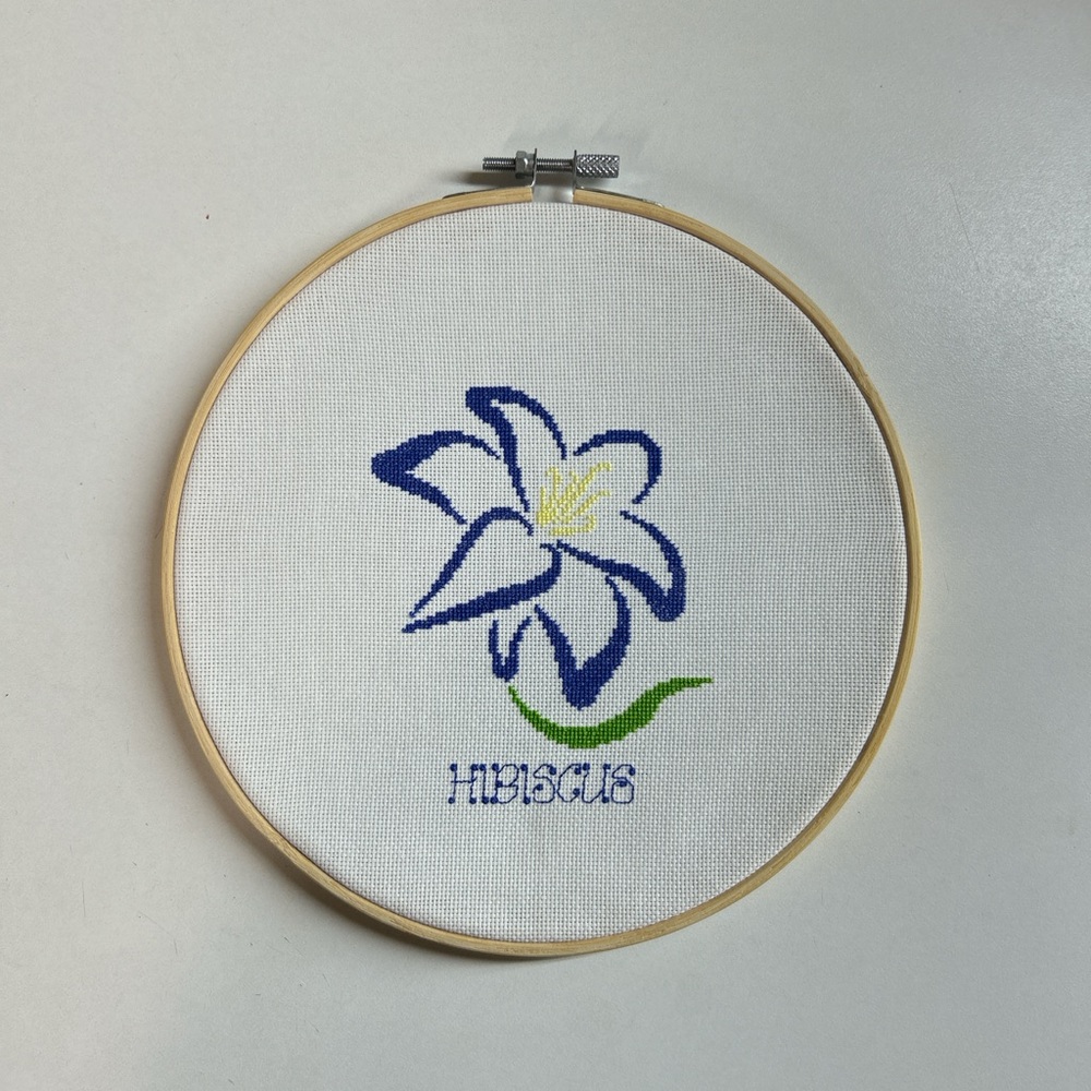 Floral Embroidery Hoop Art‎